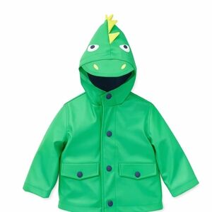 Little Me Green Dino Rain Jacket – Size 24M – Excellent Condition Classic